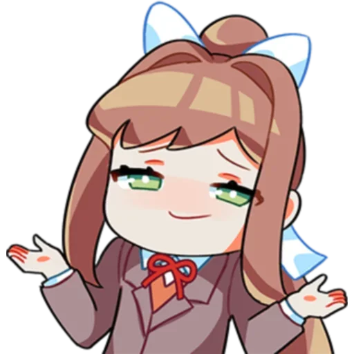 😏 Стикер «DDLC» для Telegram