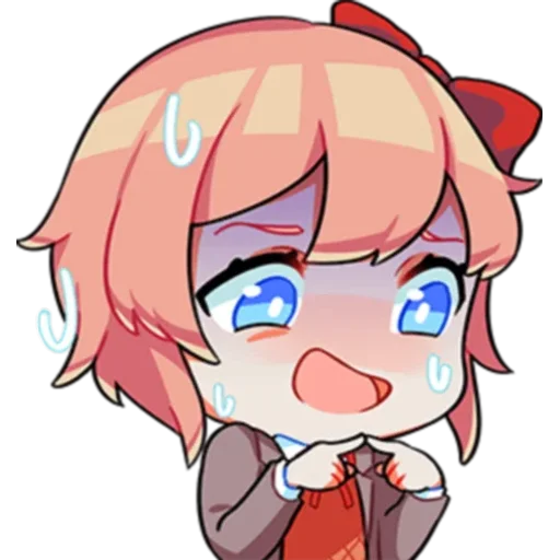 😰 Стикер «DDLC» для Telegram