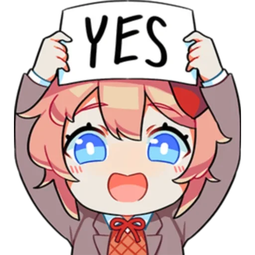 😃 Стикер «DDLC» для Telegram