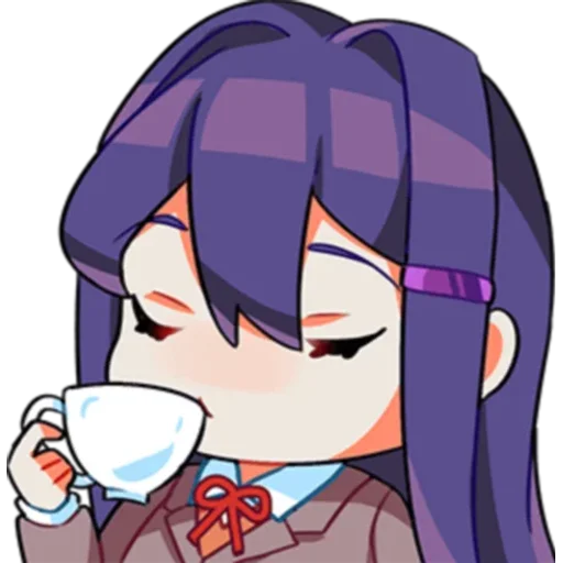 ☕️ Стикер «DDLC» для Telegram