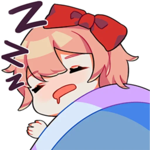 😴 Стикер «DDLC» для Telegram