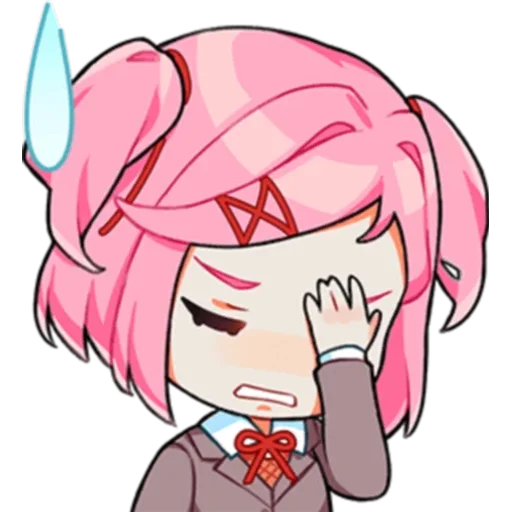 🤦‍♀️ Стикер «DDLC» для Telegram