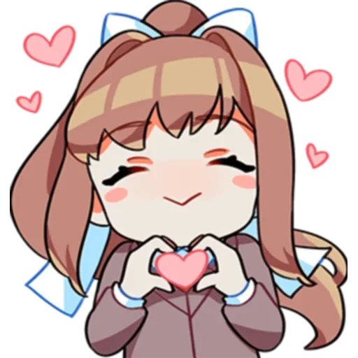 ❤️ Стикер «DDLC» для Telegram