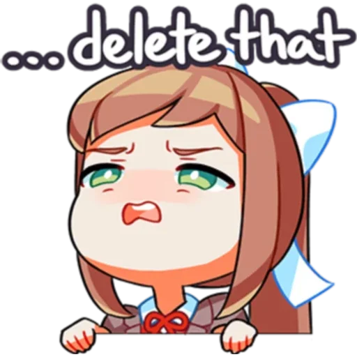 😪 Стикер «DDLC» для Telegram
