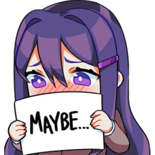 🥺 Стикер «DDLC» для Telegram