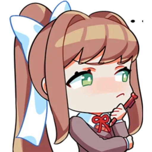 🤔 Стикер «DDLC» для Telegram