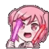 Стикер 24 Ddlc Animemotes