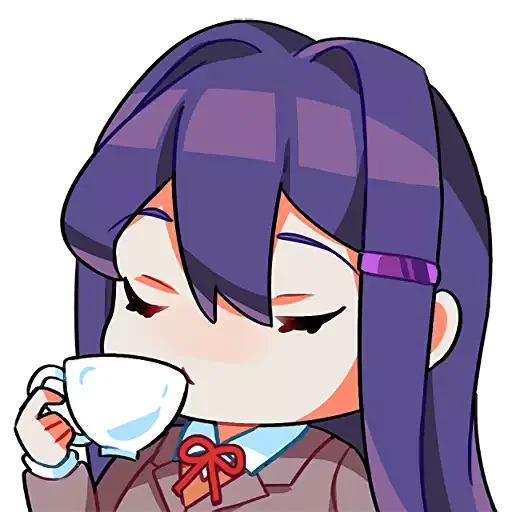Стикерпак doki doki emotes для Telegram