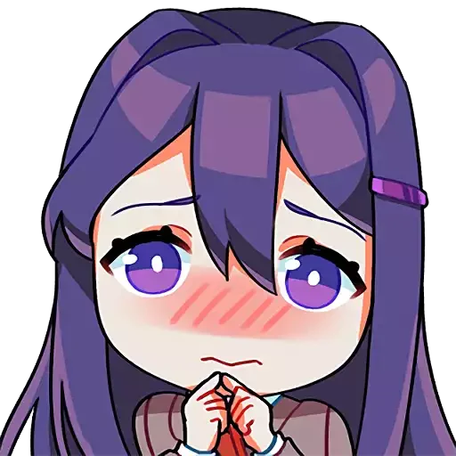 😳 Стикер «doki doki emotes» для Telegram