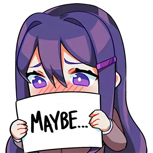 😓 Стикер «doki doki emotes» для Telegram