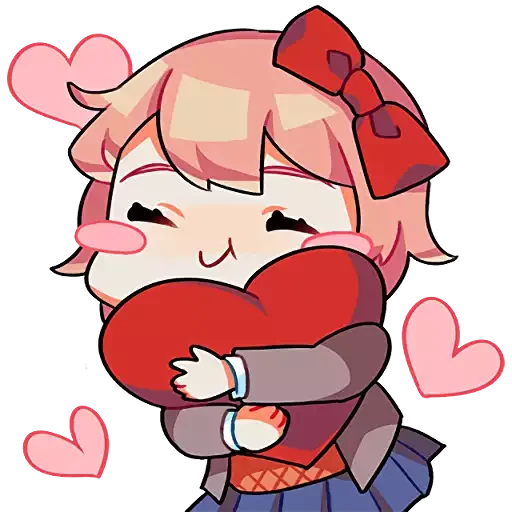 🥰 Стикер «doki doki emotes» для Telegram
