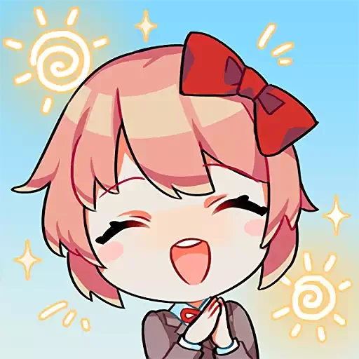 ☺️ Стикер «doki doki emotes» для Telegram