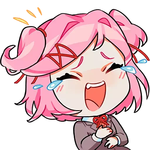 😂 Стикер «doki doki emotes» для Telegram
