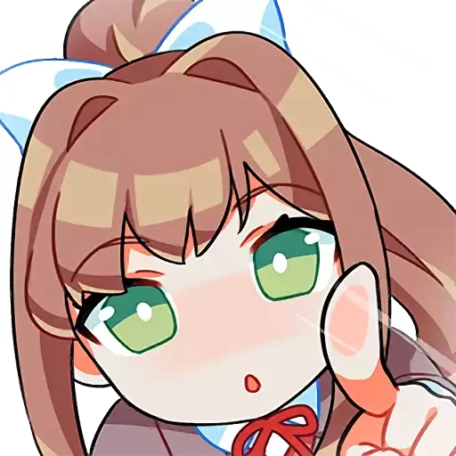 😲 Стикер «doki doki emotes» для Telegram