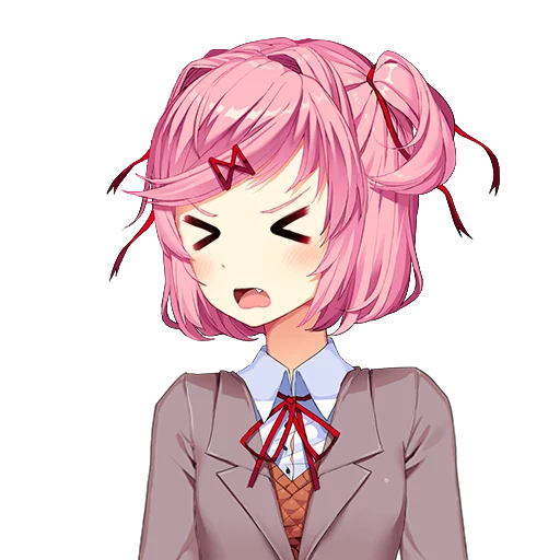 😣 Стикер «Doki-Doki Literature Club» для Telegram