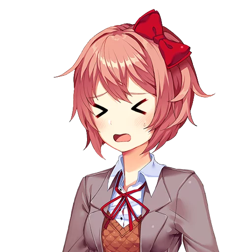 😣 Стикер «Doki-Doki Literature Club» для Telegram