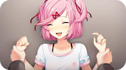 😀 Стикер «Doki-Doki Literature Club» для Telegram