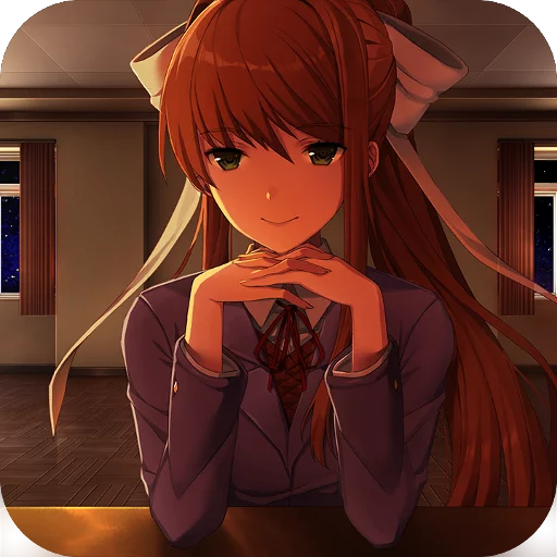 😉 Стикер «Doki-Doki Literature Club» для Telegram
