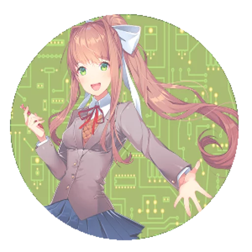 ⭕ Стикер «Doki-Doki Literature Club» для Telegram