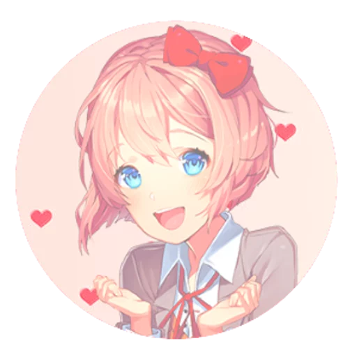 ⭕ Стикер «Doki-Doki Literature Club» для Telegram