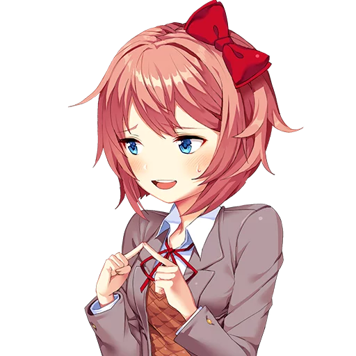 😚 Стикер «Doki-Doki Literature Club» для Telegram