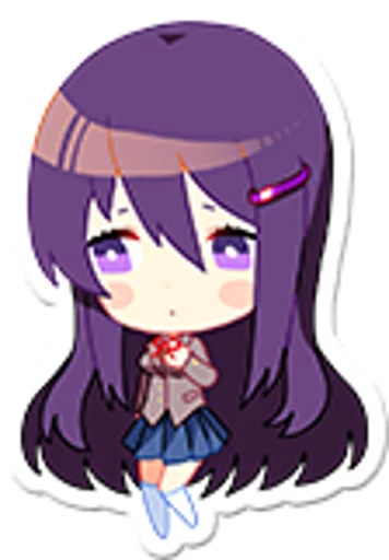 🐱 Стикер «Doki-Doki Literature Club» для Telegram