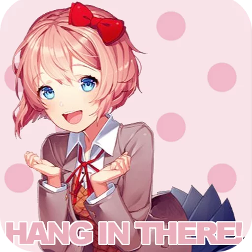 😀 Стикер «Doki-Doki Literature Club» для Telegram