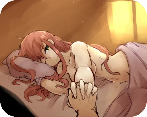 😉 Стикер «Doki-Doki Literature Club» для Telegram