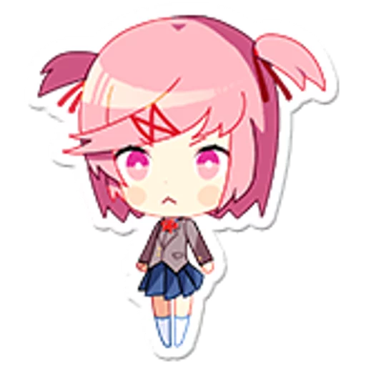 ☺️ Стикер «Doki Doki Literature Club!» для Telegram