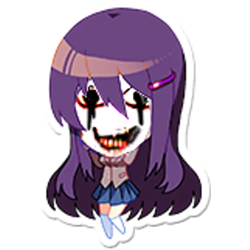 💀 Стикер «Doki Doki Literature Club!» для Telegram