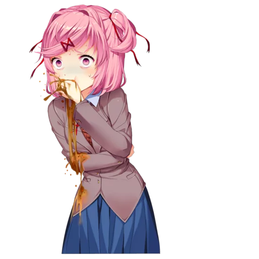 🤑 Стикер «Doki Doki Literature Club!» для Telegram