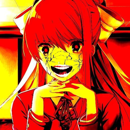 😁 Стикер «Doki Doki Literature Club!» для Telegram
