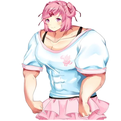 💪 Стикер «Doki Doki Literature Club!» для Telegram