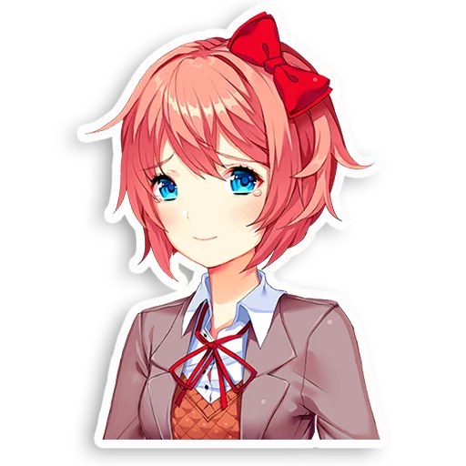 😢 Стикер «DDLC Sayori» для Telegram