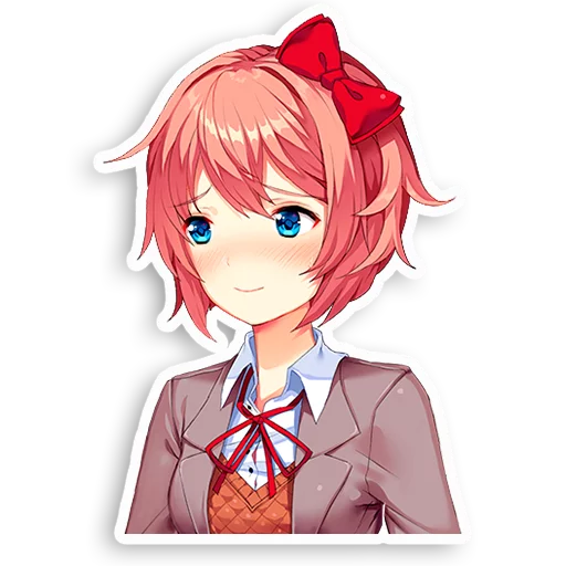 ☺️ Стикер «DDLC Sayori» для Telegram