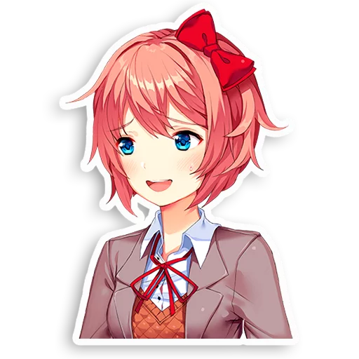 😅 Стикер «DDLC Sayori» для Telegram