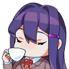 ☕ Эмодзи «Doki Doki Literature Club» для Telegram