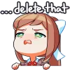 🤢 Эмодзи «Doki Doki Literature Club» для Telegram
