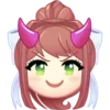 😈 Эмодзи «Doki Doki Literature Club» для Telegram