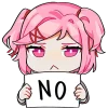 🚫 Эмодзи «Doki Doki Literature Club» для Telegram
