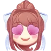 😍 Эмодзи «Doki Doki Literature Club» для Telegram