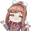 👐 Эмодзи «Doki Doki Literature Club» для Telegram