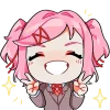 😄 Эмодзи «Doki Doki Literature Club» для Telegram