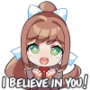 😇 Эмодзи «Doki Doki Literature Club» для Telegram