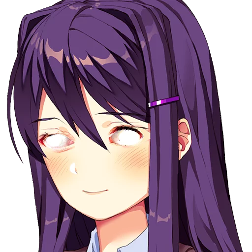 😶 Стикер «DDLC Yuri» для Telegram