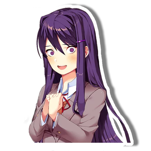😃 Стикер «DDLC Yuri» для Telegram