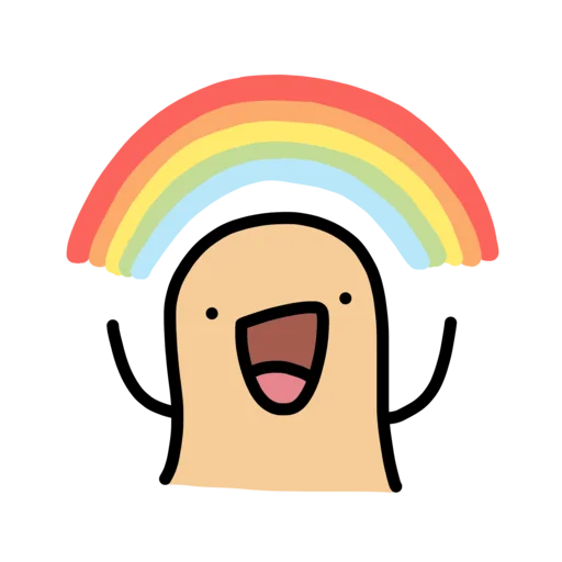 🌈 Стикер «doodlingpotatoes ?» для Telegram