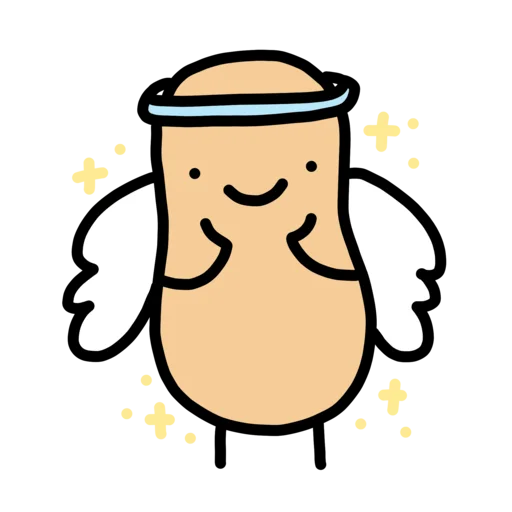 😇 Стикер «doodlingpotatoes ?» для Telegram