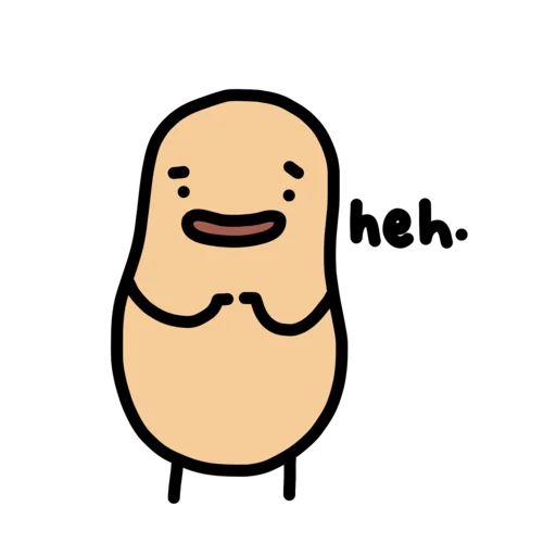 ☺️ Стикер «doodlingpotatoes ?» для Telegram