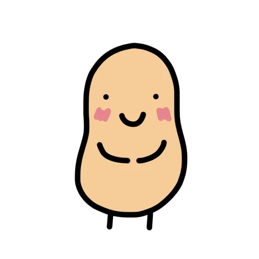 ☺️ Стикер «doodlingpotatoes ?» для Telegram